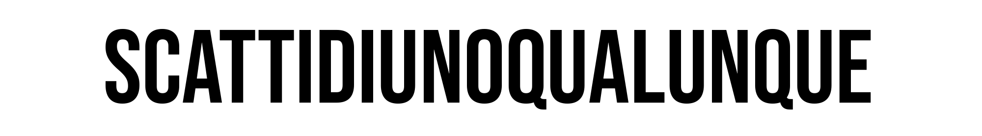 Scatti di uno qualunque